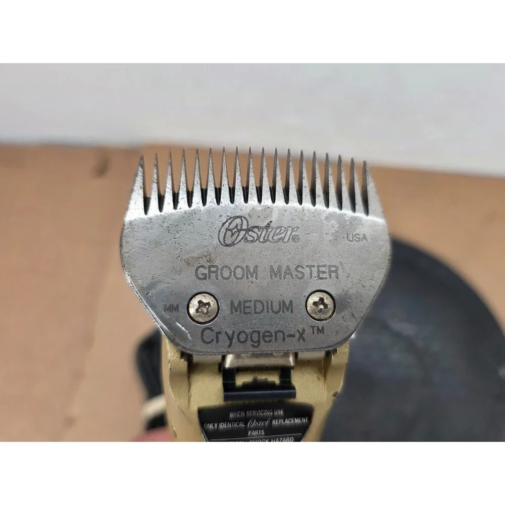 Oster Groom-Master Detachable Blade Clipper/15-01B/1 Blade Tested & Works/Dogs